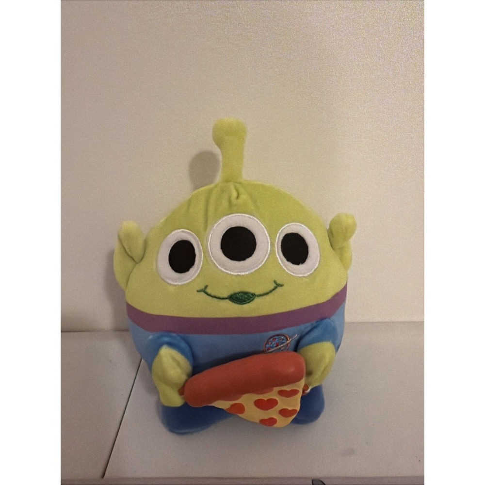 ZURU Snackles Disney Pixar Toy Story Alien Plush Stuffed Animal w/ Pizza, Small